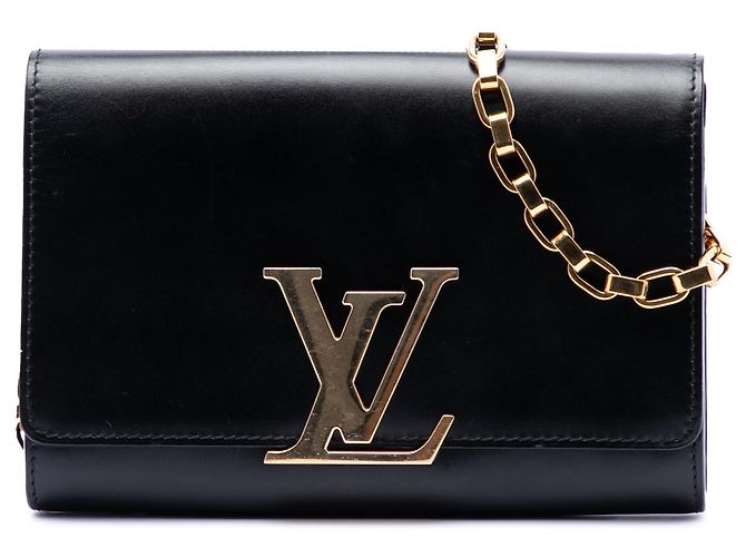 Louis Vuitton Black Louise Chain GM Noir