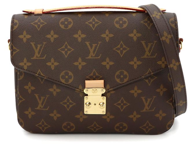 Bolsa Louis Vuitton Monogram Pochette Metis MM Marrom Monograma