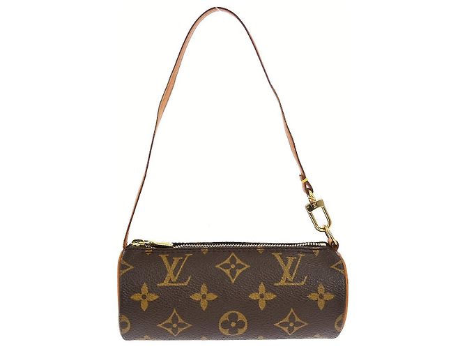 Louis Vuitton Papillon Pochette Monogram Canvas Mini Marrone