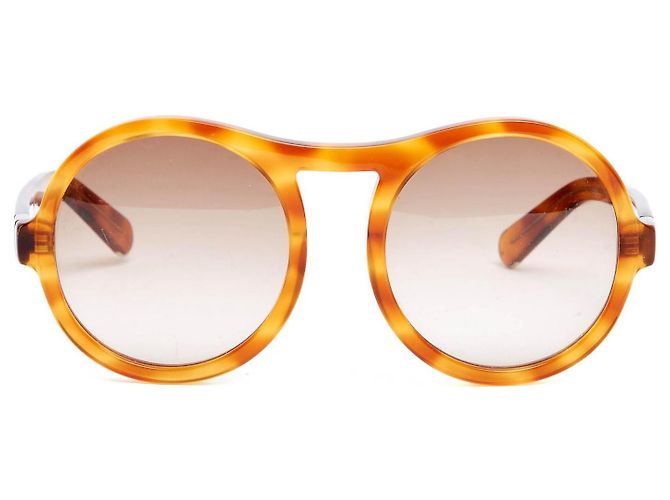 Chloé Occhiali da Sole Maxi Round Light Havana Marrone