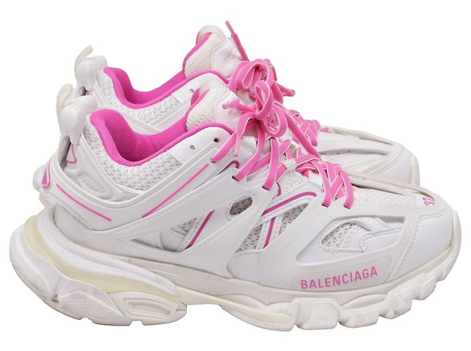 Tênis Track Balenciaga em poliuretano branco Multicor