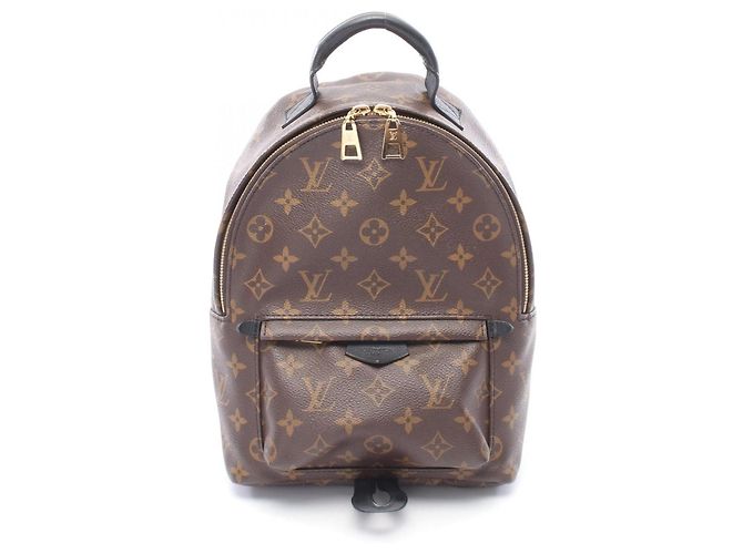 Mochila Louis Vuitton Palm Springs PM Marrom Preto
