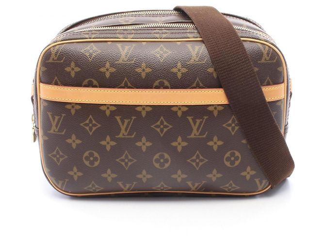 Sac à bandoulière Louis Vuitton Reporter PM Marron