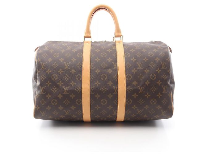 Borsa Boston Louis Vuitton Keepall 45 Monogram Marrone
