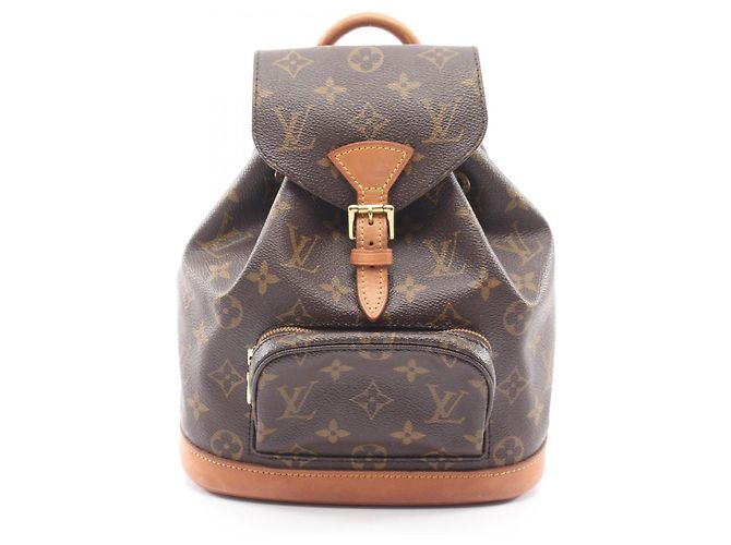 Sac à dos/Sac à main Mini Montsouris Louis Vuitton Marron