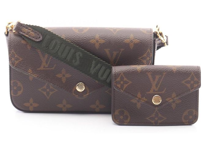 Borsa Multi Pochette Felicie Louis Vuitton Marrone Verde