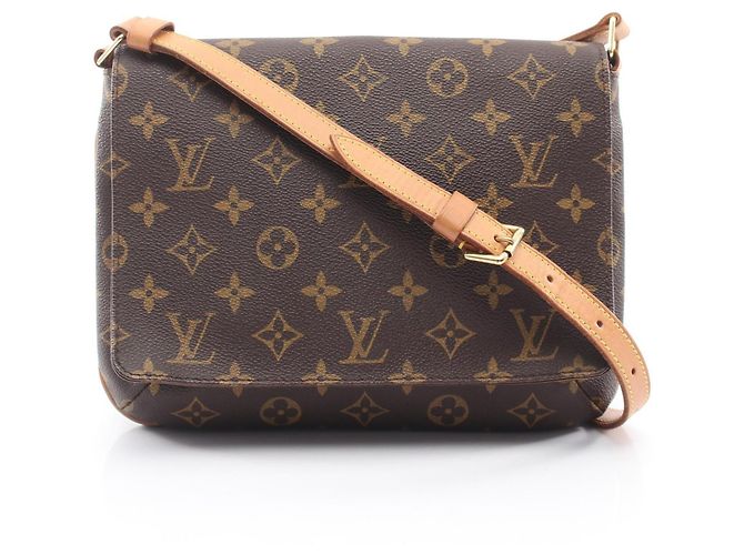 Borsa a tracolla Louis Vuitton Musette Tango Marrone