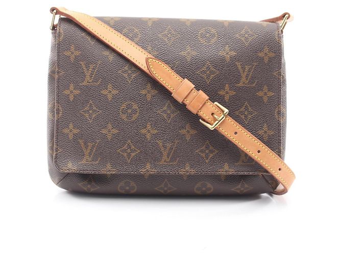 Bolsa de Ombro Louis Vuitton Musette Tango Marrom