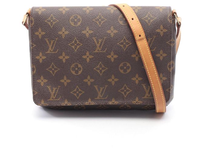 Bolsa de ombro Louis Vuitton Musette Tango Brown Marrom