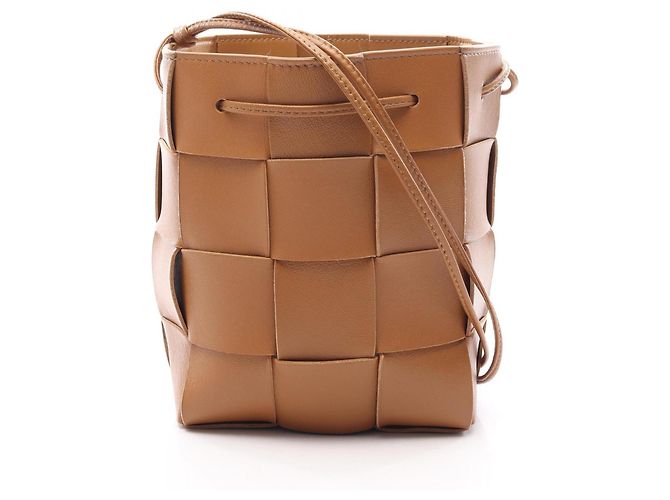 Borsa a secchiello Small Cassette Bottega Veneta Marrone