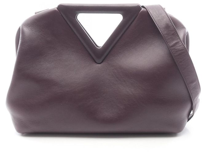 Bolsa de Ombro 2-Way Point Medium Bottega Veneta Roxo