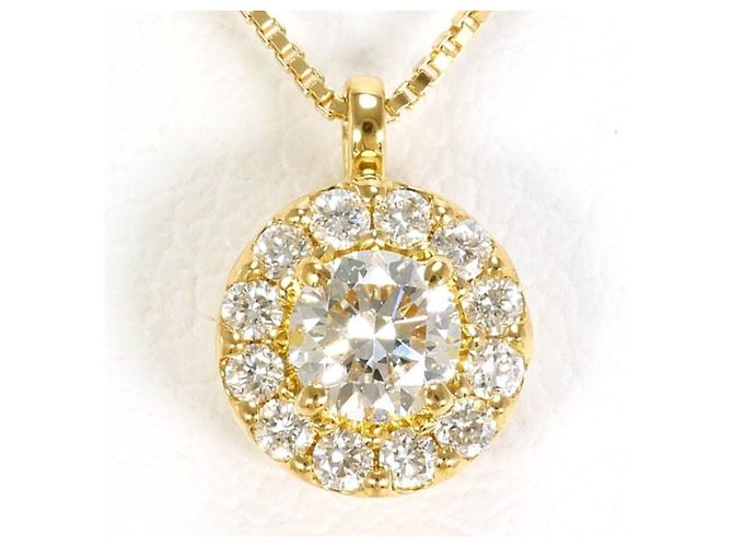 Autre Marque Collana in oro giallo 18K con diamanti D'oro