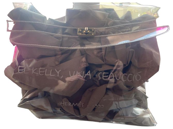 Bolsa Hermès Kelly transparente