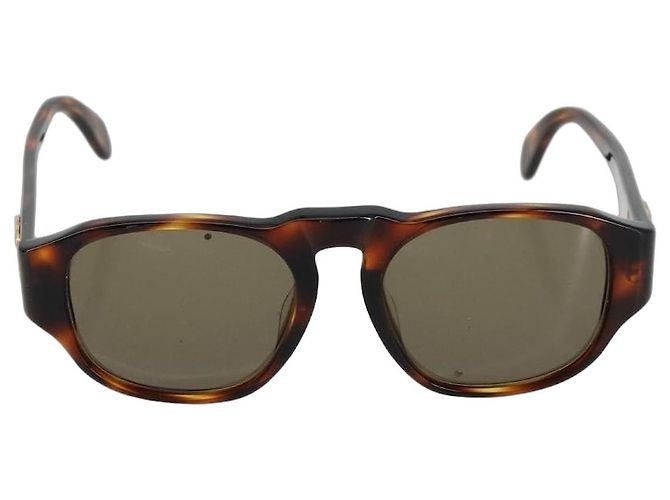 Chanel Logo CC Plastic Brown