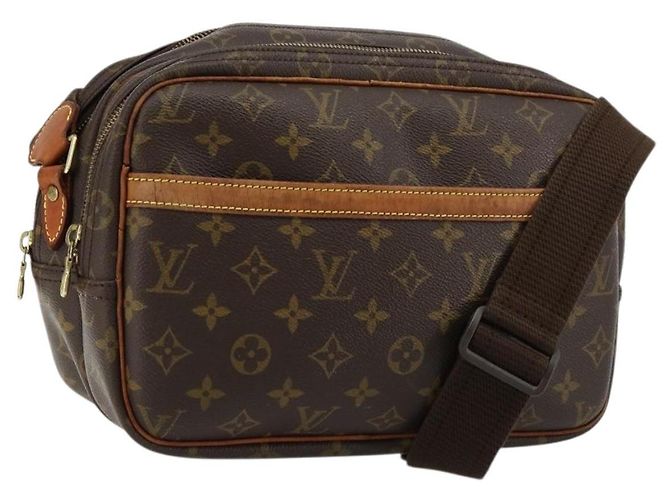 LOUIS VUITTON Bolsa de Ombro Monogram Reporter PM M45254 LV Auth 181184 Monograma