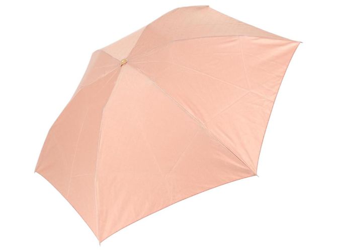 Céline CELINE C Macadam Canvas Folding Umbrella Nylon Orange Auth 181570A