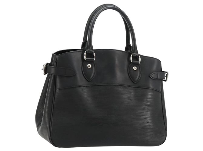 LOUIS VUITTON Epi Passy PM Handtasche Schwarz M59262 LV Auth 165283A