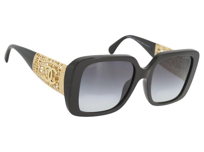Gafas de sol CHANEL de plástico Negro CC Auth am11652SM