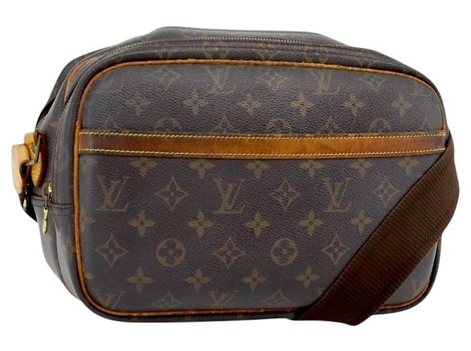 LOUIS VUITTON Bolsa de Ombro Monogram Reporter PM M45254 LV Auth 181510 Monograma