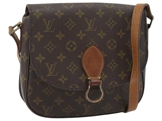 LOUIS VUITTON Bolsa de Ombro Monogram Saint Cloud GM M51242 LV Auth 180851 Monograma