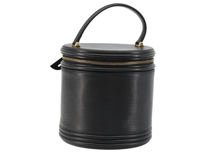 Borsa LOUIS VUITTON Epi Cannes Nera M48032 LV Auth 181175 Nero