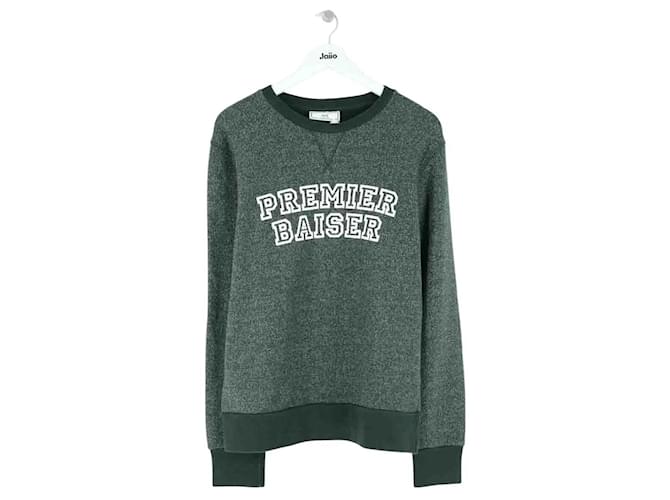 Ami Grüner Pullover 