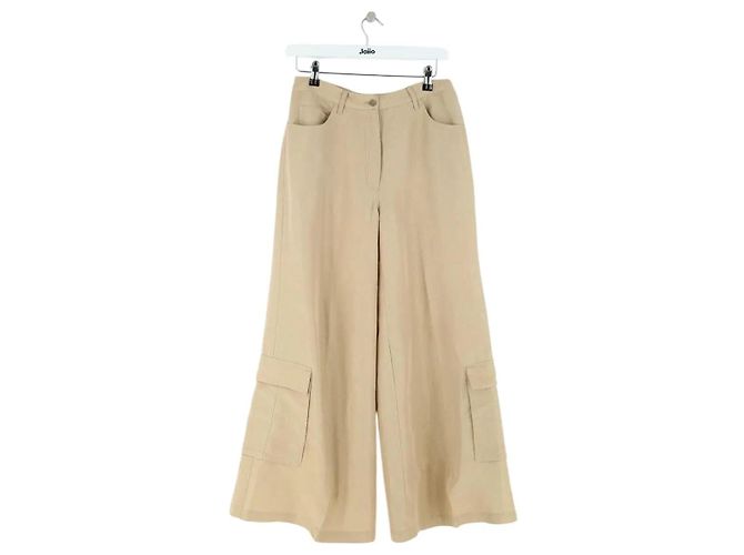 Autre Marque Calça larga dourada Dourado