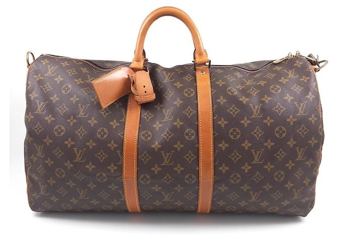Louis Vuitton Keepall 55 Monogram Canvas Reisetasche Braun Monogramm