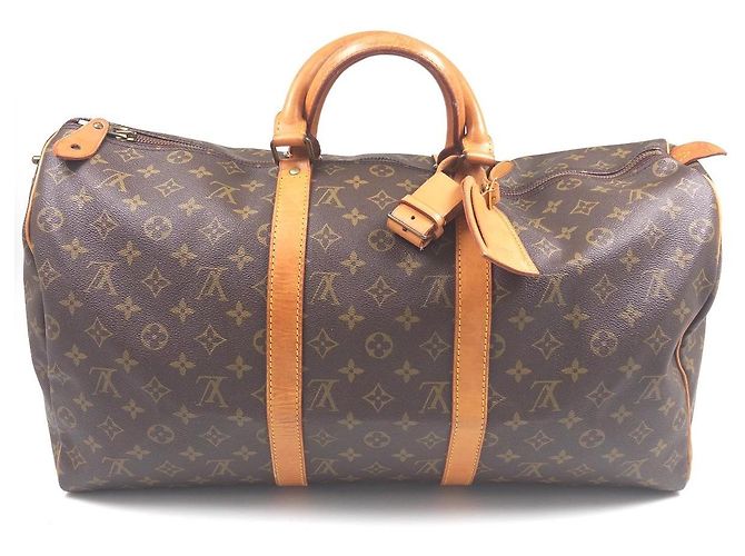 Louis Vuitton Keepall 50 Monogram Marrom Monograma