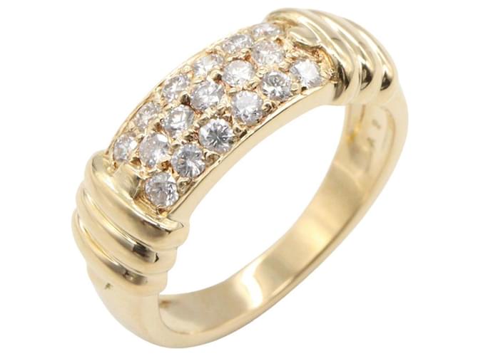 Bague anneau en or jaune 18K Van Cleef & Arpels 