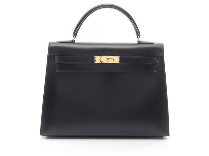 Hermès Sac à main Hermes Kelly 32 Noir