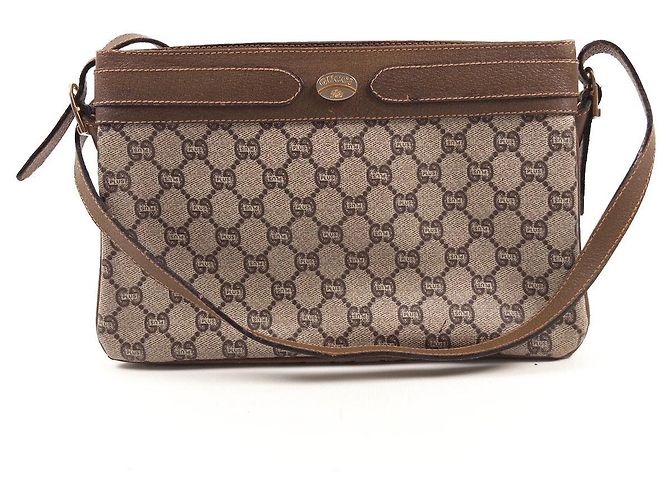 Bolsa de ombro Gucci Monogram GG Marrom