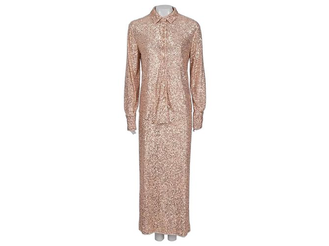 Tom Ford Pink Sequin Suit - Elegant IT40-44 Size S Pre-owned