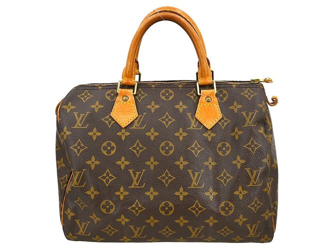 Bolsa Louis Vuitton Speedy Monogram Canvas 30 Marrom