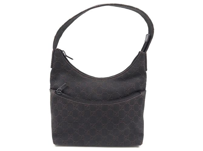 Borsa a tracolla Gucci Monogram GG Marrone
