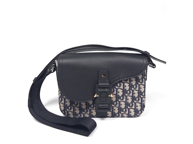 Christian Dior Bolsa Small Saddle Messenger Jacquard Dior Oblique