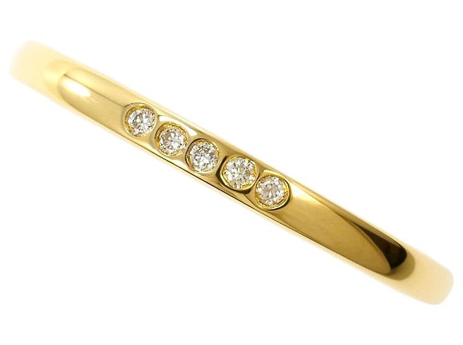 Autre Marque 18K Gelbgold-Ring mit Diamant Golden