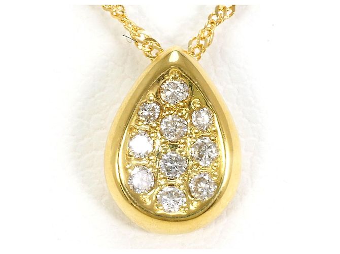 Autre Marque Collana in oro giallo 18K e diamanti D'oro
