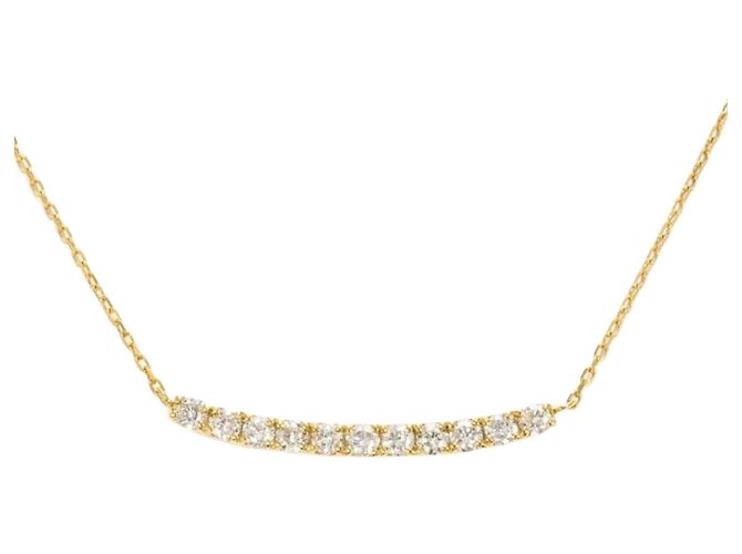 Autre Marque Collana in oro giallo 18K e diamanti D'oro