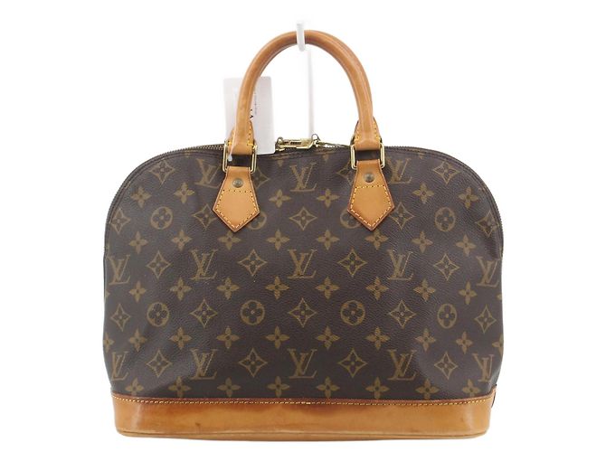 Bolsa Louis Vuitton Alma Monogram Canvas MM Marrom