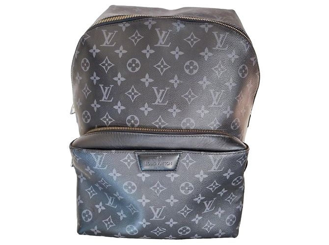 Louis Vuitton Monogram Eclipse Canvas Backpack Black
