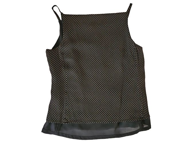 Top Valentino Jeans a pois - Nero