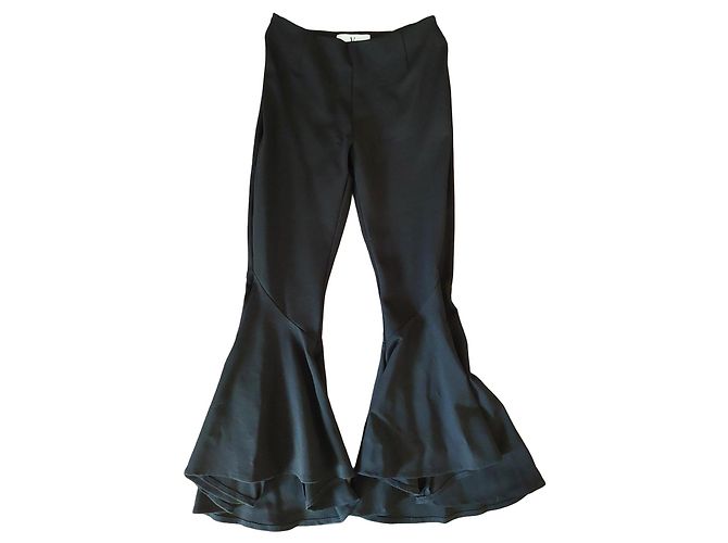 Autre Marque Vivienne Hu schwarze Schlaghose