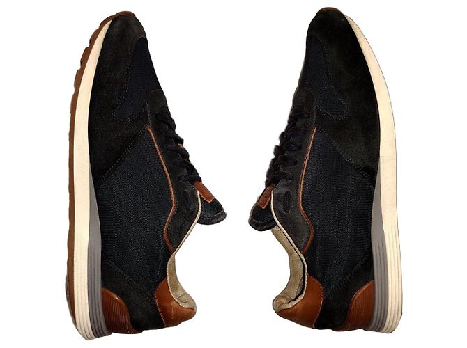 Brunello Cucinelli Sneakers da Uomo Marrone Blu scuro