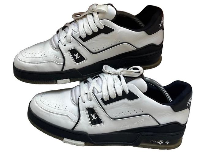 Louis Vuitton LV Trainer Baskets Blanc et Noir