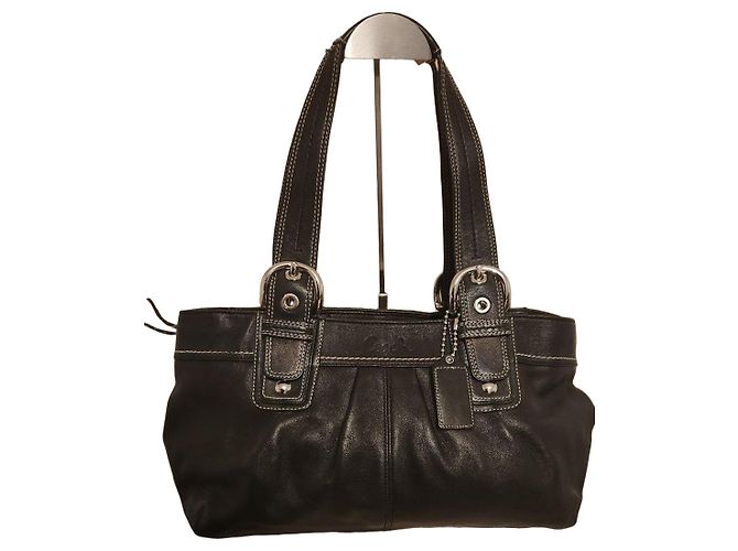 Coach Sac Shopper en Cuir Noir