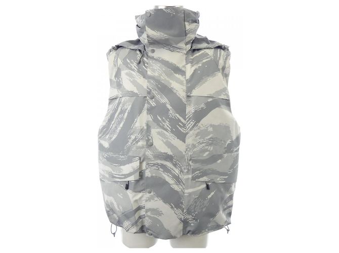 Chaleco sin mangas con estampado VANIL HYKE Moncler Genius Castaño