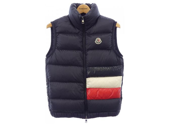 Chaleco de Plumón Moncler SOVEX C0104 Azul Azul marino