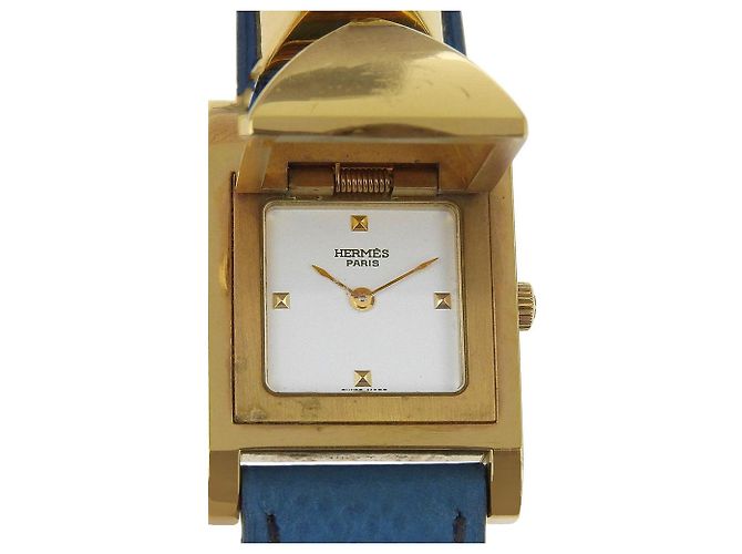 Hermès Reloj Hermes Medor de acero inoxidable Blanco