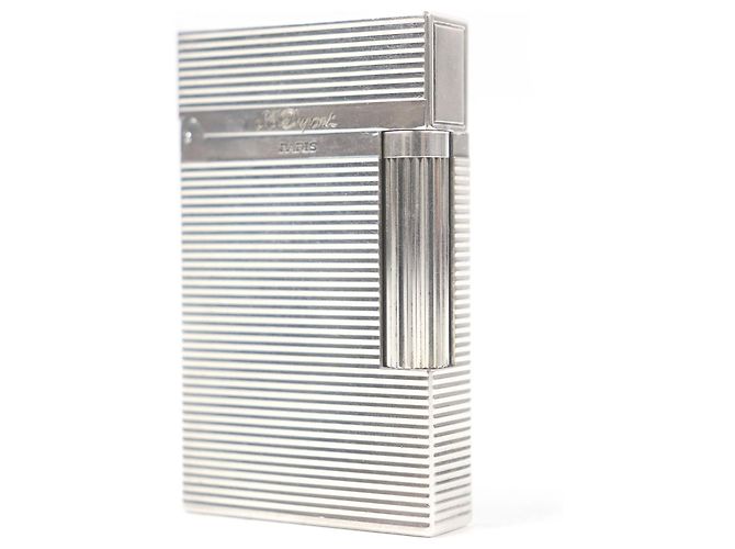 Autre Marque Accendino Dupont Line 2 Argento